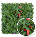 5 PANNEAUX [1Mx1M] MUR VEGETAL ARTIFICIEL UV TROPICAL