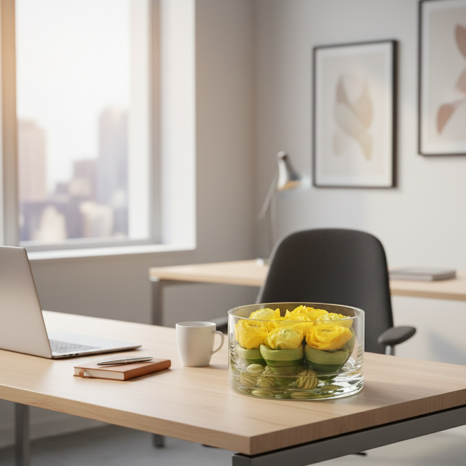 BOUQUET DE RENONCULES JAUNES