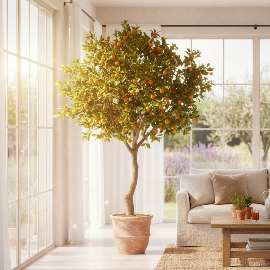 ORANGER GÉANT ARTIFICIEL XXL 280 CM