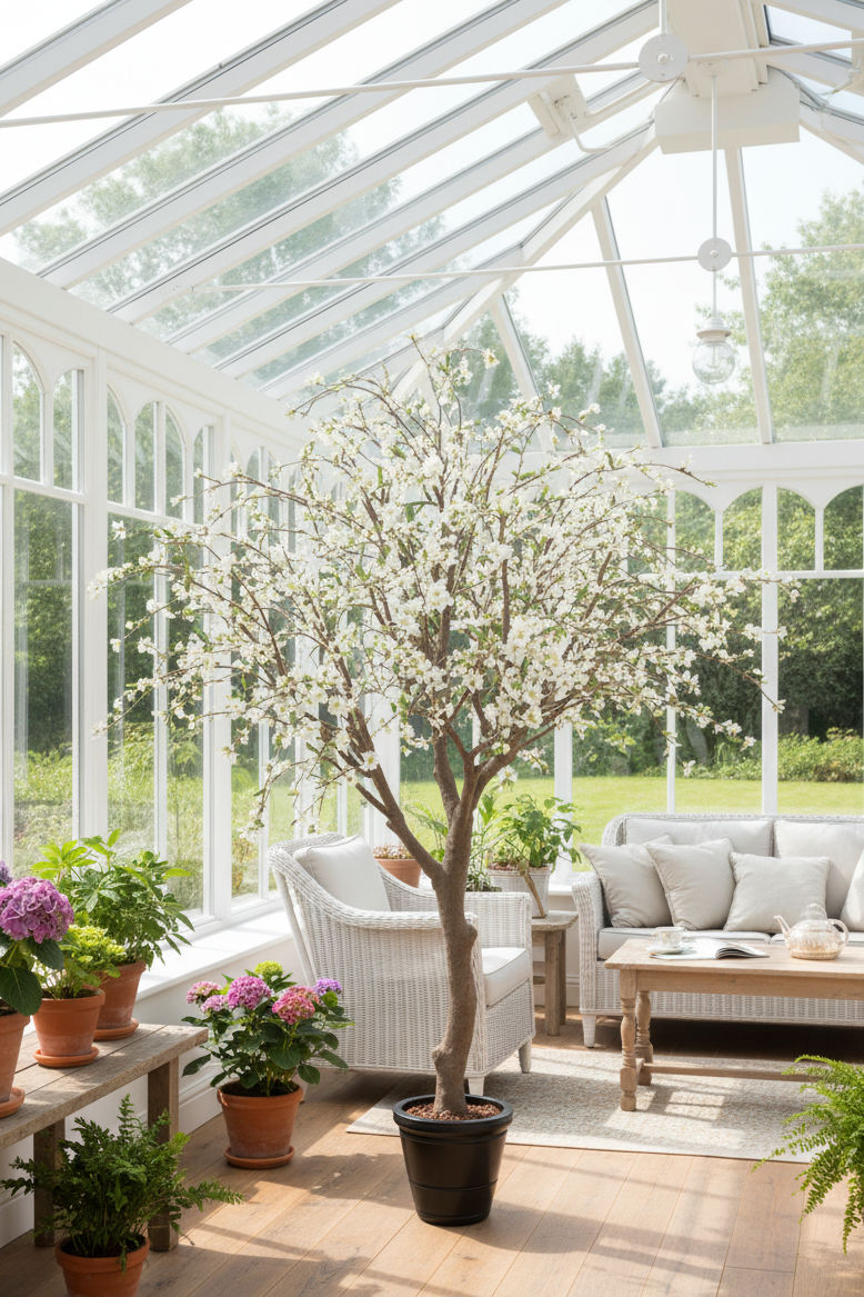 CERISIER EN FLEURS ARTIFICIEL XXL 280 cm