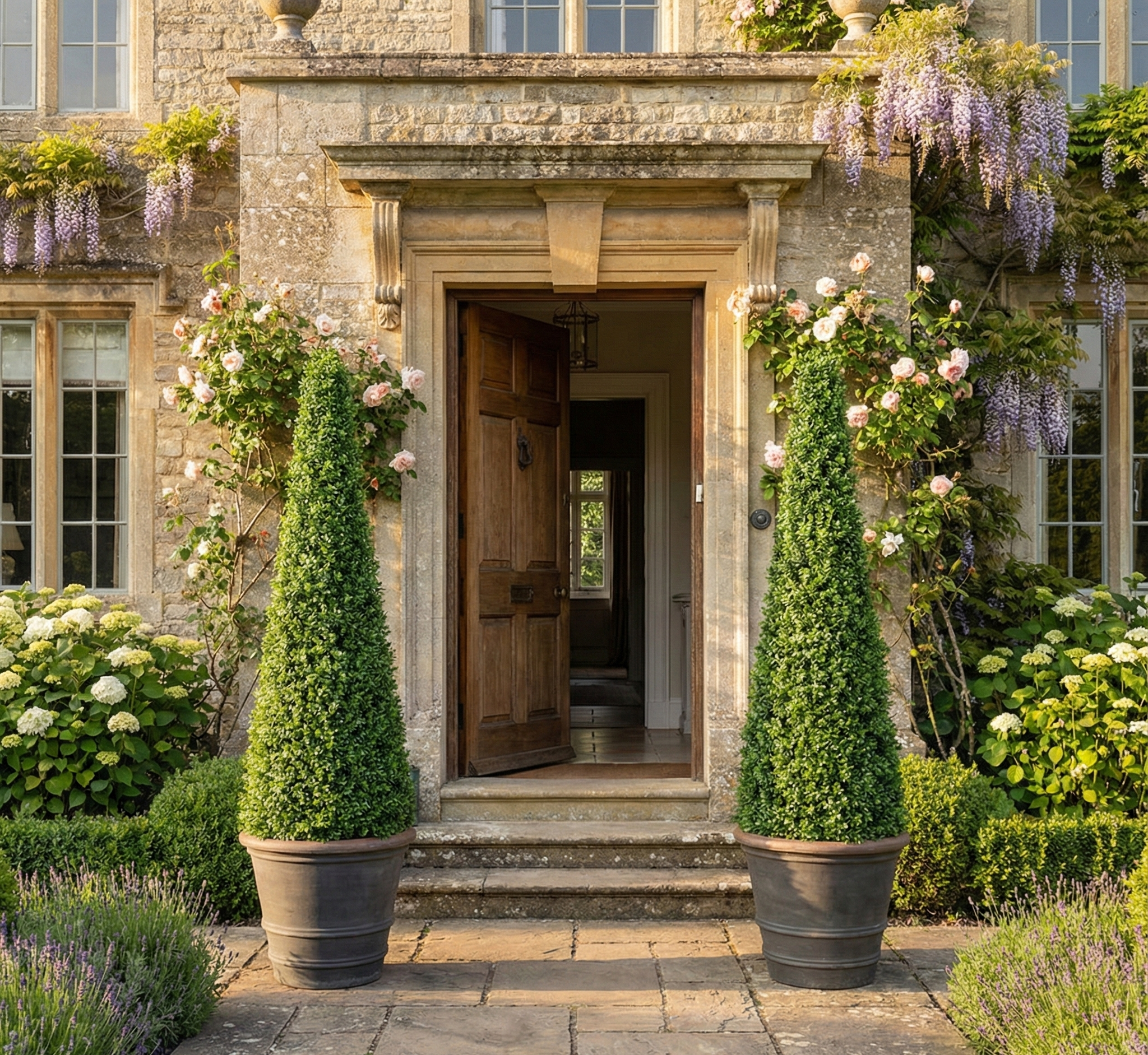 PYRAMIDE DE BUIS SEMI-NATURELLE